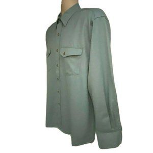 Pendleton Gambler Wool Green Shirt Large